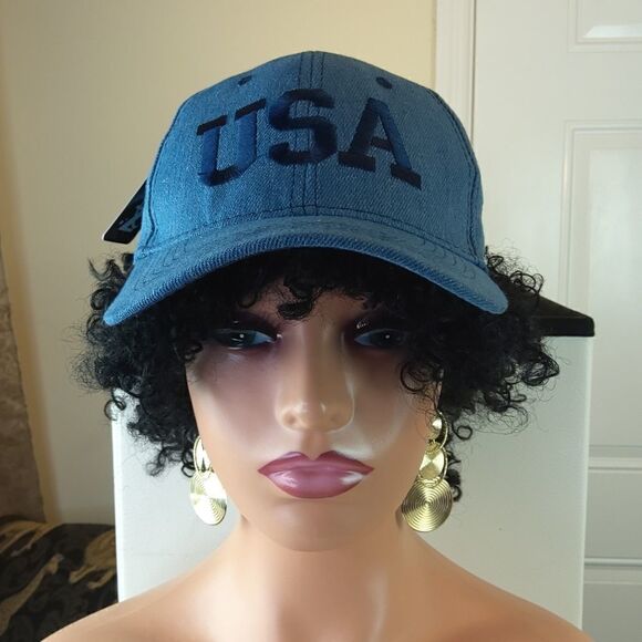 USA unisex stonewash adjustable cap - Picture 1 of 14